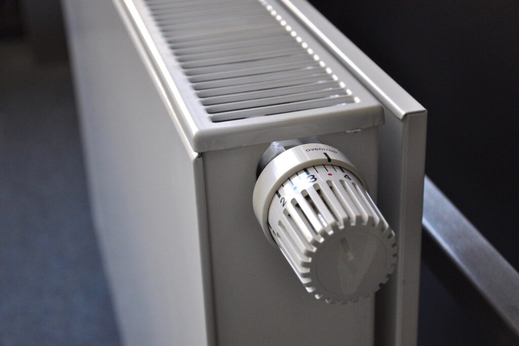 A white radiator top